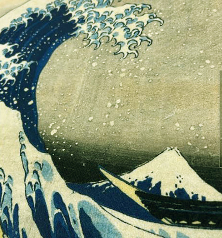 Furoshiki - Japanese Wrapping Cloth - Hokusai Great Wave