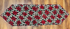 *Quilt - Table Runner Quilt - Holiday Poinsettias