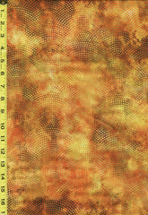 Fabric Art - In the Beginning - Floragraphix Radiating Diamond Arches - 10FGE-2 - Orange, Yellow & Green - SALE - SAVE 30% - Last 2 2/3 Yards