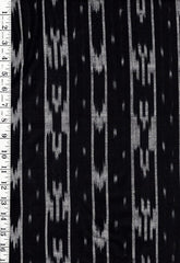 Japanese - Woven Ikat - 20" Wide - Black & Grey