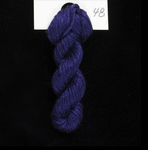 TREENWAY SILKS - Harmony Silk Floss - # 0048 Intrepid *Dark Navy) - ON SALE - 20% OFF