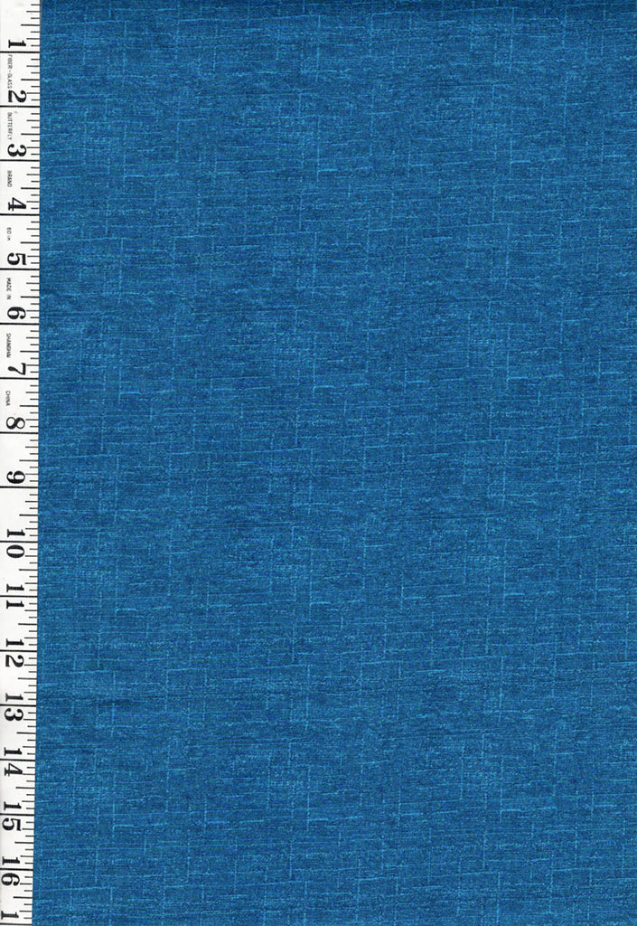 *Kona Bay - Blue with Textured Looking Lines - Bright Blue - EXOT-06 - Last 2 yards