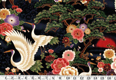 Asian - Kona Bay - Cranes & Japanese Pines (2005)- 2 Fat Quarter Bundle - ONE ONLY