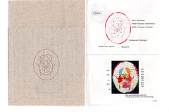 Tomomi Mimura - Animal Broach - Mosaic Darning Embroidery Kit - Usagi (Rabbit) and Kuma (Bear)