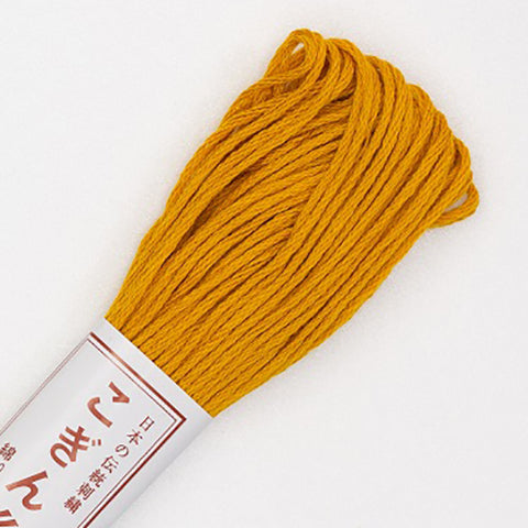 Sashiko Thread - Olympus Kogin - Solid Color - 512 Marigold
