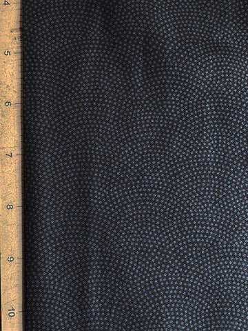 Japanese - Sevenberry Kasuri Collection - Dotted Wave (Seigaiha) - SB-88222D10-11 (Very Dark) - ON SALE - $5.00 By the Yard