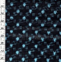 Japanese Kasuri - 14809 - Hatches, Buttons & Swirls - By the Half Yard