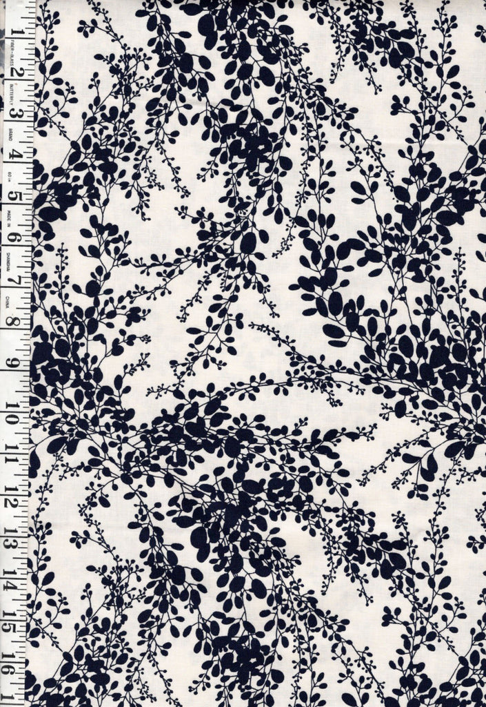 *Japanese - Katagami Budding Branches - Cream - #21196 - Last 1 yard