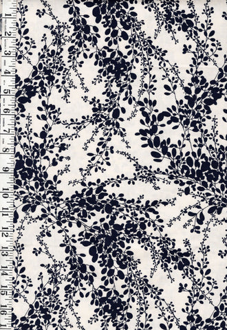 *Japanese - Katagami Budding Branches - Cream - #21196 - Last 1 yard