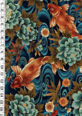 Asian - Kona Bay - Koi 2 Pack - 1/3 yard each color - 2/3 yards total.