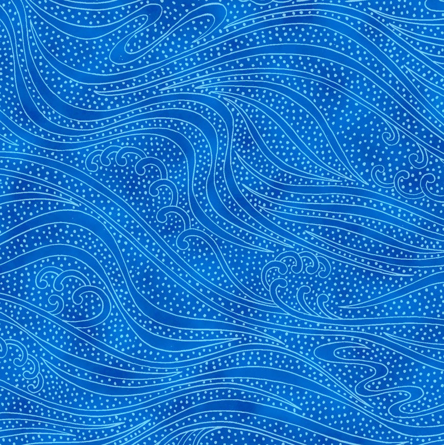 *Asian - Kona Bay Wave Movement - Topaz # 26 - Last 1 1/2 yard