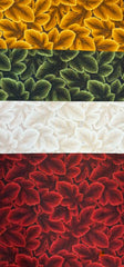 Kona Bay - Tonal Bundle - 4 pieces - 1/3 yard each (12" x 44") - LEAVES (G,C,GR,R)