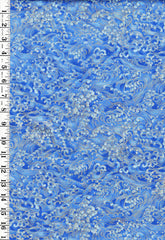 *Asian - Moonlight Collection - Crested Waves - LOTUS-CM3994 - Wave Blue - By the Half Yard