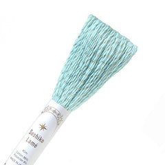 Sashiko Thread - Olympus 40m - LAME - # SL-14 - Turquoise