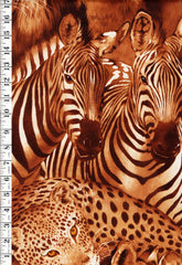 Jungle -  Alexander Henry - Jungle Eyes (2007) - Large Scale - Golden Brown - Last 1 yard