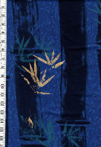 *Asian - Lonni Rossi - Asian Harmony - Blue Bamboo # 3074 - Last 2 1/3 yards