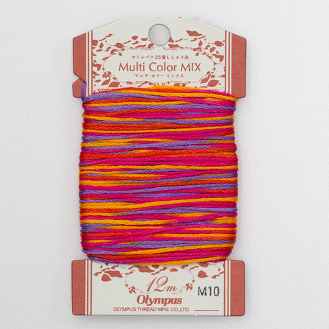 Olympus Multi-Colored Cotton Embroidery Floss - M10