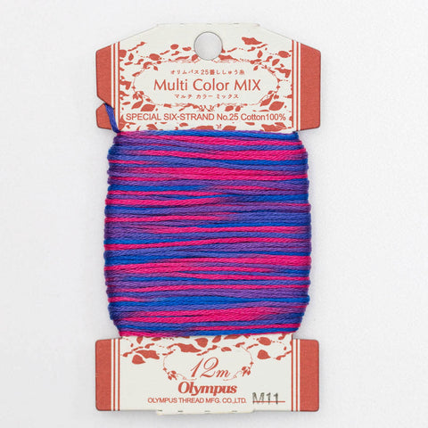 Olympus Multi-Colored Cotton Embroidery Floss - M11