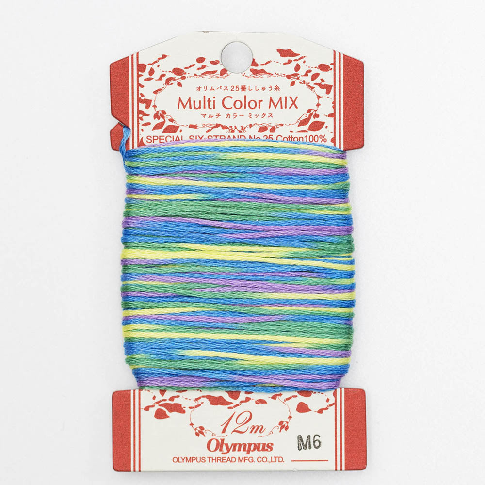 Olympus Multi-Colored Cotton Embroidery Floss - M06