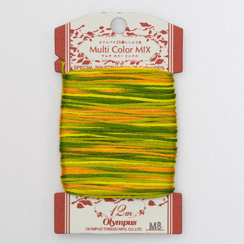 Olympus Multi-Colored Cotton Embroidery Floss - M08