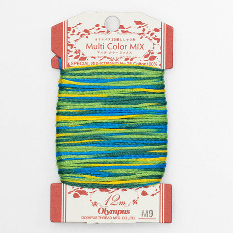 Olympus Multi-Colored Cotton Embroidery Floss - M09