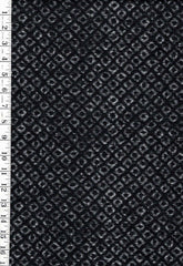 *Japanese - Masako Diamonds - Black & Gray - Last 2/3 yards (24")