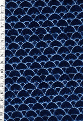 *Japanese - Shibori Design - Someagari-patch - by Debbie Maddy for Tiori Designs - Indigo - By the Half Yard