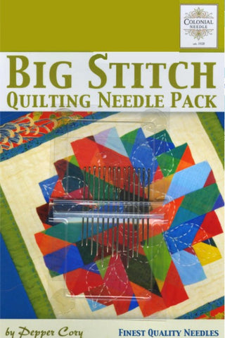 SALE - Notions - Big Stitch Quilting Needle Pack by Pepper Cory  - Save 20% - Last One
