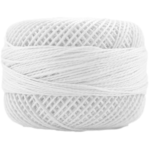 Presencia Perle Cotton - Size 8 - 0001 White