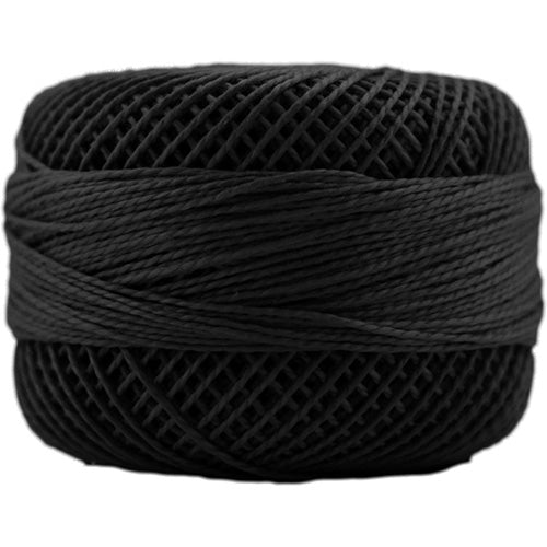 Presencia Perle Cotton - Size 8 - 0007 Black
