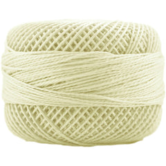 Presencia Perle Cotton - Size 8 - 1211 - Baby (Palest) Yellow
