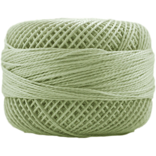 Presencia Perle Cotton - Size 8 - 8310 LIGHT DRAB GREEN BROWN