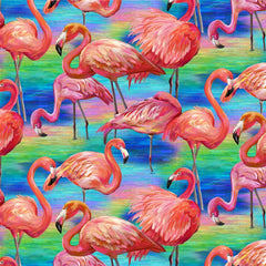 *Tropical - Fabulous Flamingos - Colorful Flamingos - 120-8911 - Multi-Colors