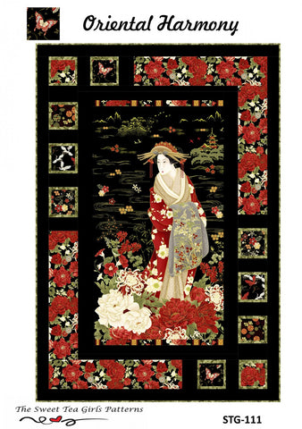 Quilt Pattern - Sweet Tea Girls - Oriental Harmony