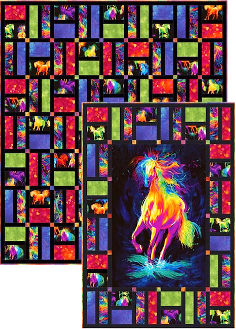 Quilt Window Tree Quilt Pattern - Pine Tree Country Quilts - Peaceful Window | Shibori Dragon