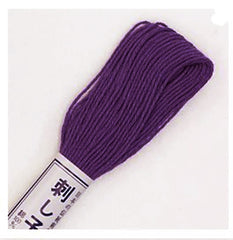 Sashiko Thread - Olympus 20m - Solid Color - # 19 Purple