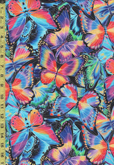 Tropical - Nature's Studies - Compact Colorful Butterflies - SRKD-18708-205 - Bright Multi - ON SALE - SAVE 30% - By the Yard