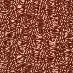 Japanese - Sevenberry Kasuri Collection - Dotted Wave (Seigaiha) - SB-88222D10-6 - Dark Brick Red