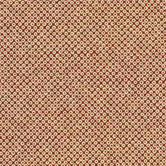 Japanese - Sevenberry Kasuri Collection - Kanoko - SMALL Faux-Shibori Dot Motif - SB-88222D9-5 - Dark Brick Red & Tan