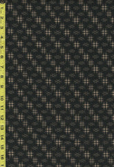 Japanese - Sevenberry Kasuri Collection - Diagonal Hatches - SB-88222D5-4 - Black