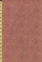 Japanese - Sevenberry Kasuri Collection - Shibori Dot Motif - SB-88220D6-1 - Tan & Vintage Red (Brick) - Last 2 Yards