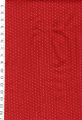 *Japanese - Sevenberry Small ( 1 inch) Tonal Asanoha - Brick Red - Last 1 yard - Piece 1