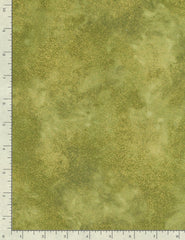 *Blender - Timeless Treasures - Shimmer - MOSS GREEN & Gold Metallic