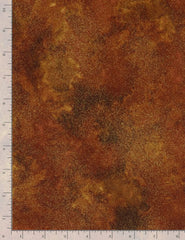 *Blender - Timeless Treasures - Shimmer - RUST (Copper) & Gold Metallic - Last 2 5/8 Yards