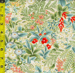 *Asian - Imperial Collection-Honoka - Floral Garden - SRKM-21933 - 270 - Meadow (Ivory)