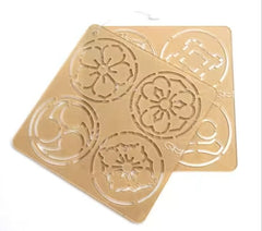 Sashiko Stencil - # 31 Kamon (Crests) - ON SALE - SAVE 40% - LAST ONE