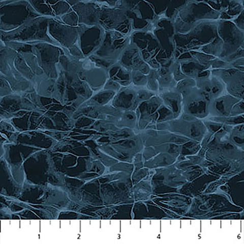*Fabric Art - Northcott NATURESCAPES VOYAGE (Orcas) - Tonal Blender - Still Waters - DP29120-48 - Blue-Multi - By the Half Yard