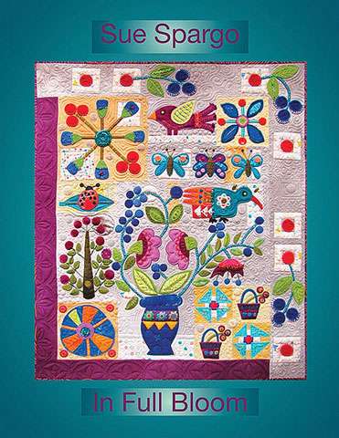 Book - Sue Spargo - IN FULL BLOOM - ON SALE 30% OFF - LAST ONE