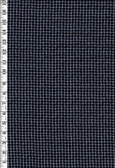 *Asian - Sashiko-Like Small Squares & Crosses - 51816-2 - Indigo - ON SALE - SAVE 30% - Last 3 2/3 yards