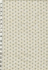 *Asian - Hoffman Kasuri - Seven Treasures Sashiko Design - Ecru - # F3005 - Last 1  1/3 Yards